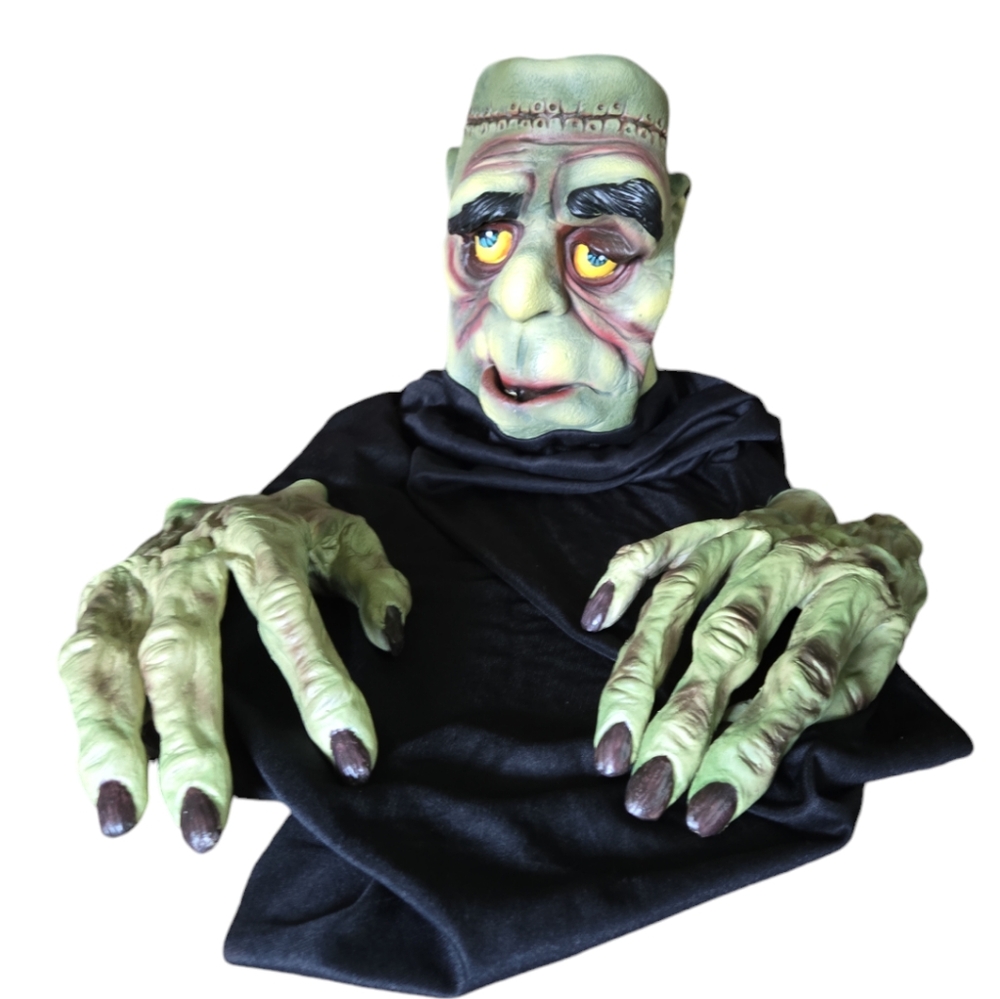Mario Chiodo Frankenstein Mask and Hands with black robe
